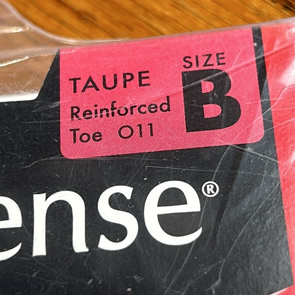 Leggs Wear black textured tights and taupe pantyhose. New in packages. - Picture 3 of 7